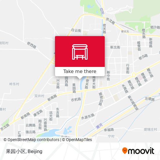 果园小区 map