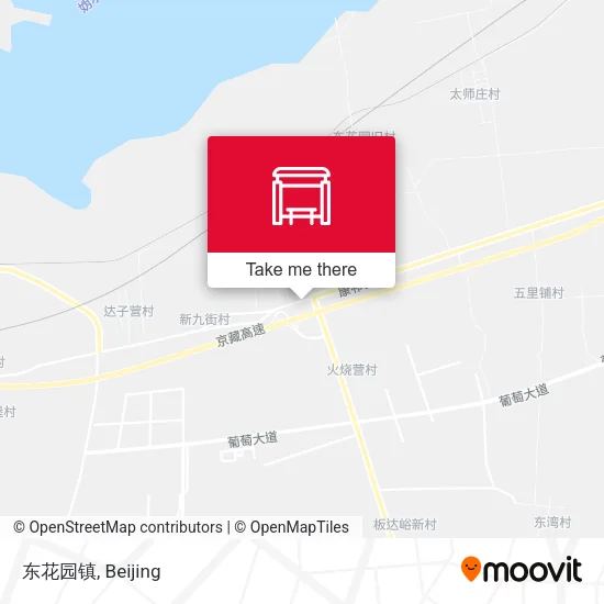 东花园镇 map