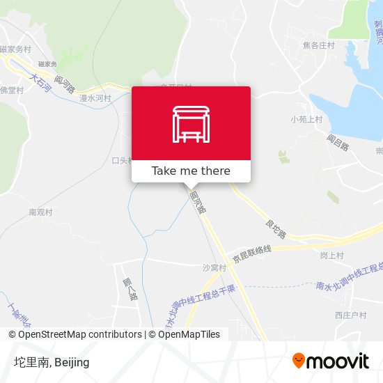 坨里南 map