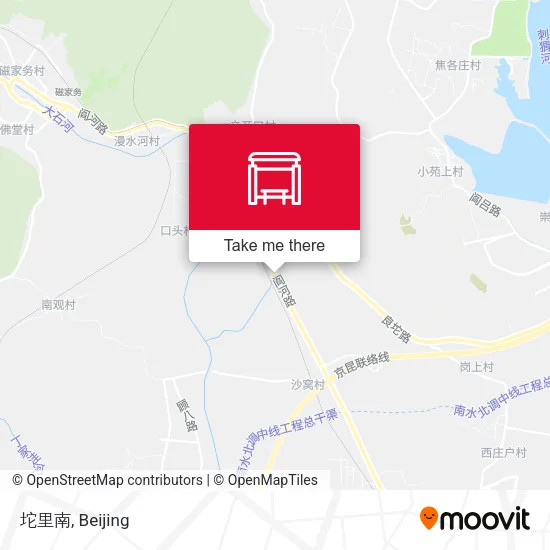坨里南 map