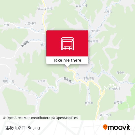 莲花山路口 map