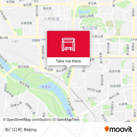 衙门口村 map