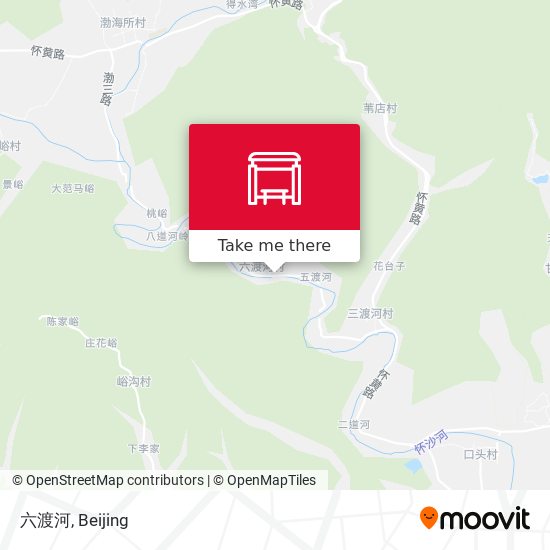 六渡河 map