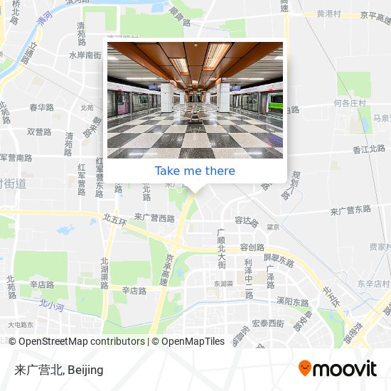 来广营北 map