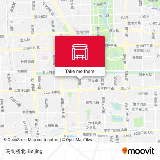 马甸桥北 map