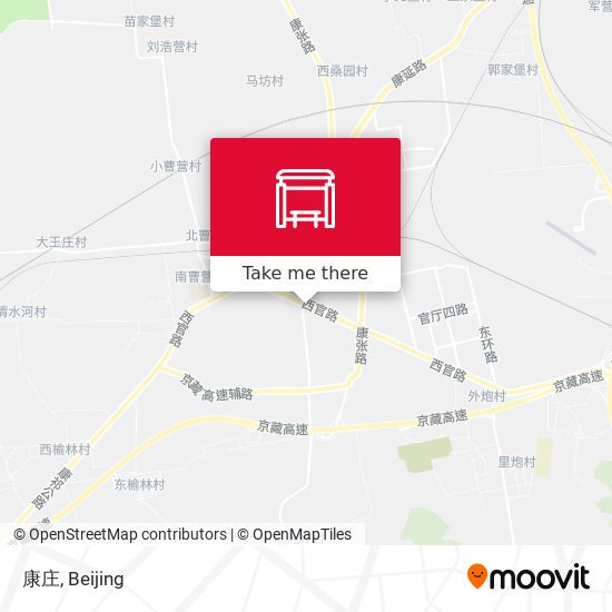 康庄 map