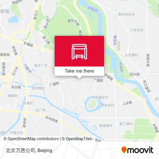 北京万恩公司 map