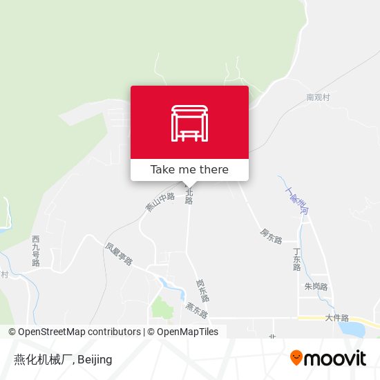 燕化机械厂 map