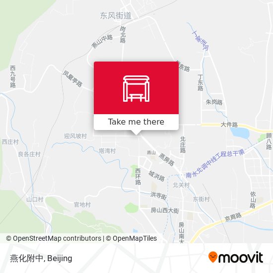 燕化附中 map