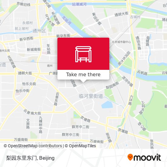 梨园东里东门 map