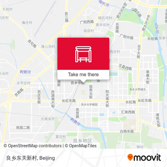 良乡东关新村 map