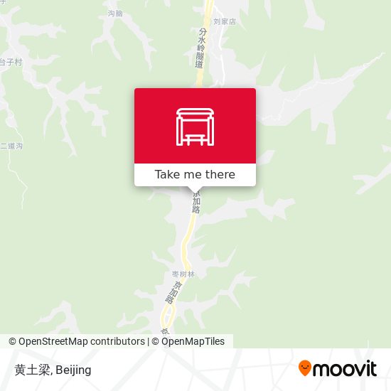 黄土梁 map