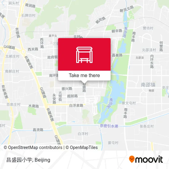 昌盛园小学 map