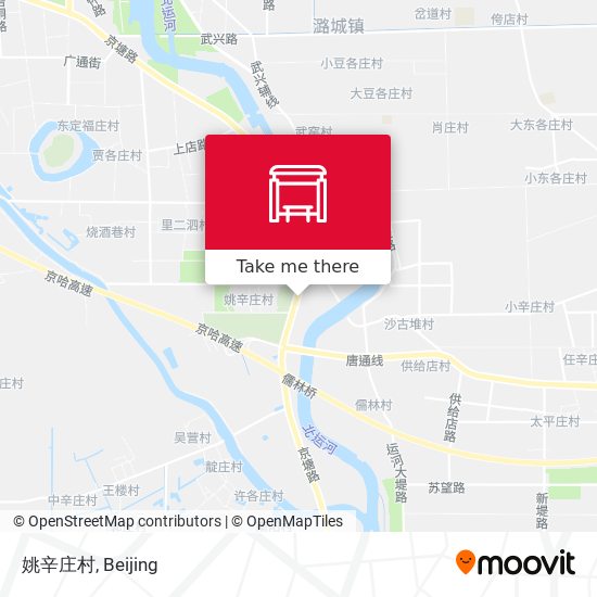 姚辛庄村 map