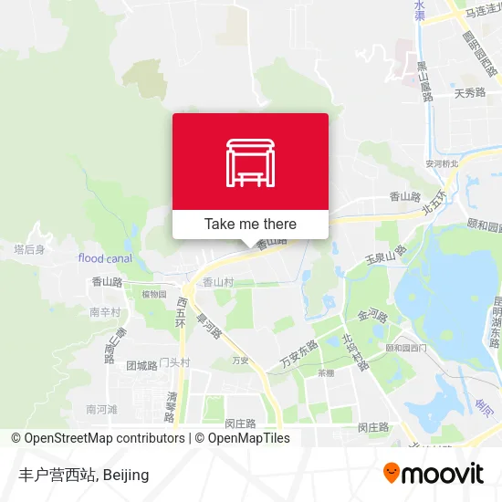 丰户营西站 map