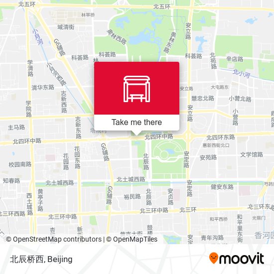 北辰桥西 map