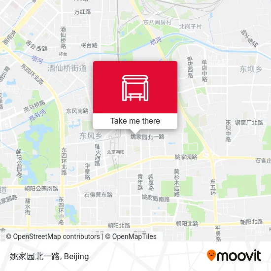 姚家园北一路 map