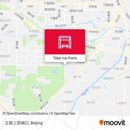 玉甫上营南口 map