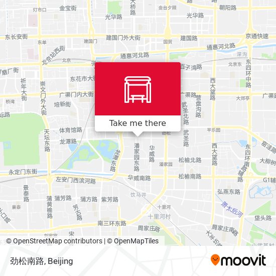 劲松南路 map