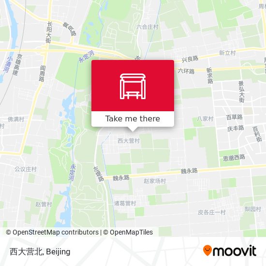 西大营北 map