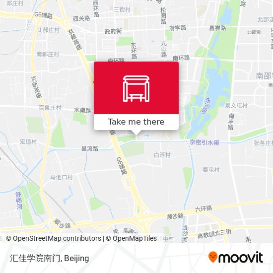 汇佳学院南门 map