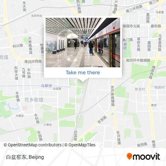 白盆窑东 map