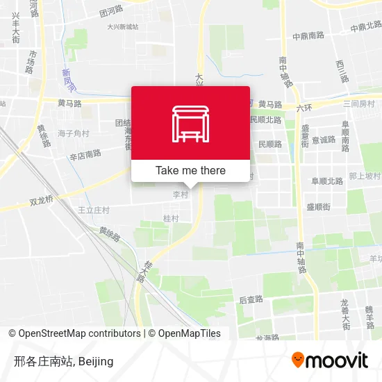 邢各庄南站 map