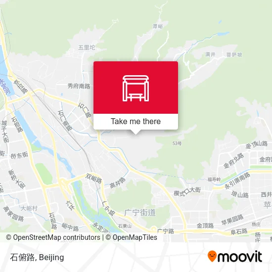 石俯路 map