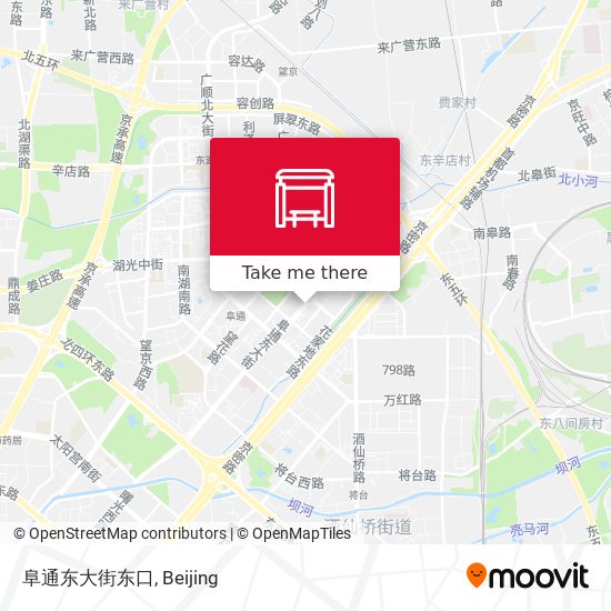 阜通东大街东口 map
