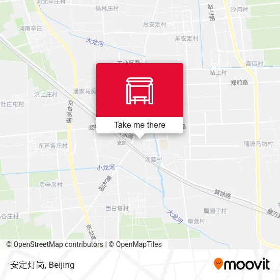 安定灯岗 map