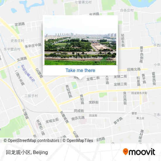 回龙观小区 map