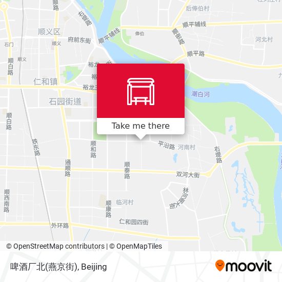 啤酒厂北(燕京街) map