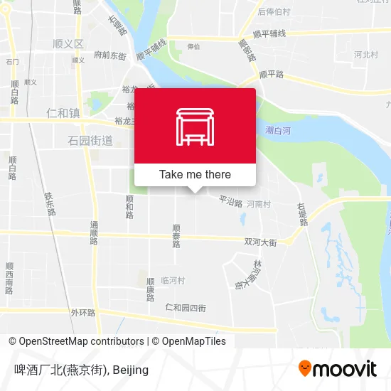 啤酒厂北(燕京街) map