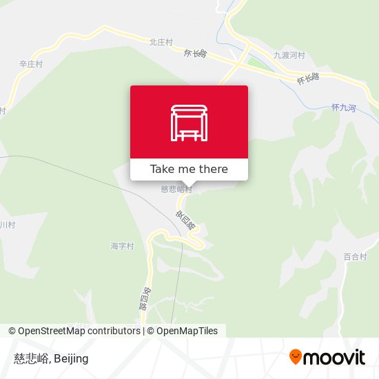 慈悲峪 map