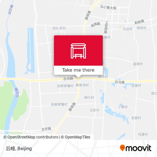 后疃 map