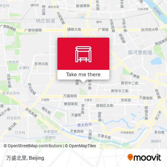万盛北里 map