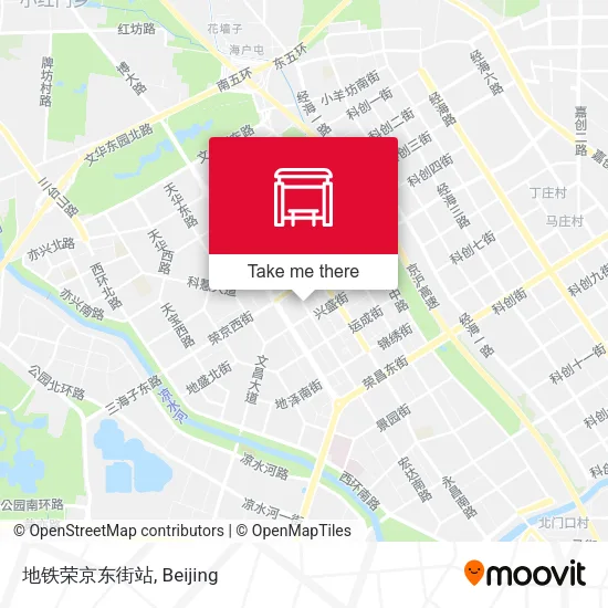 地铁荣京东街站 map