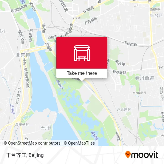 丰台齐庄 map