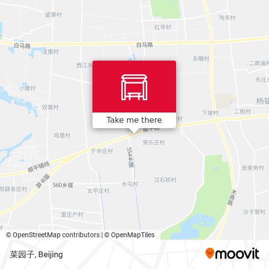 菜园子 map