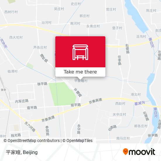 平家疃 map