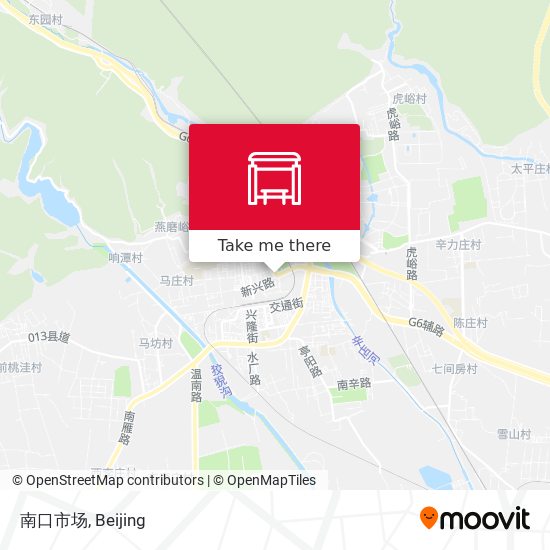 南口市场 map