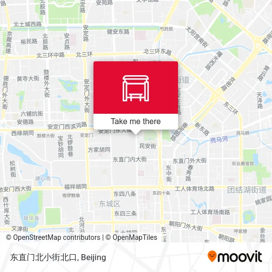 东直门北小街北口 map