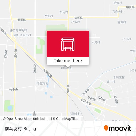 前马坊村 map
