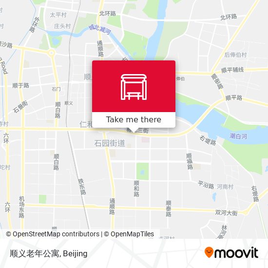 顺义老年公寓 map