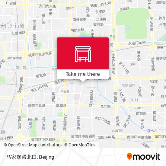 马家堡路北口 map