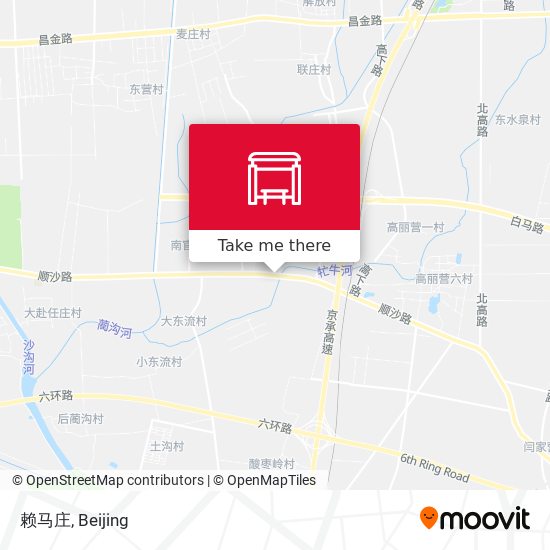 赖马庄 map
