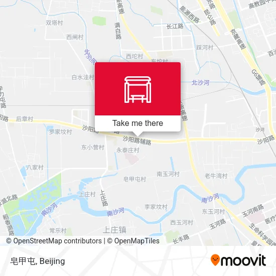皂甲屯 map