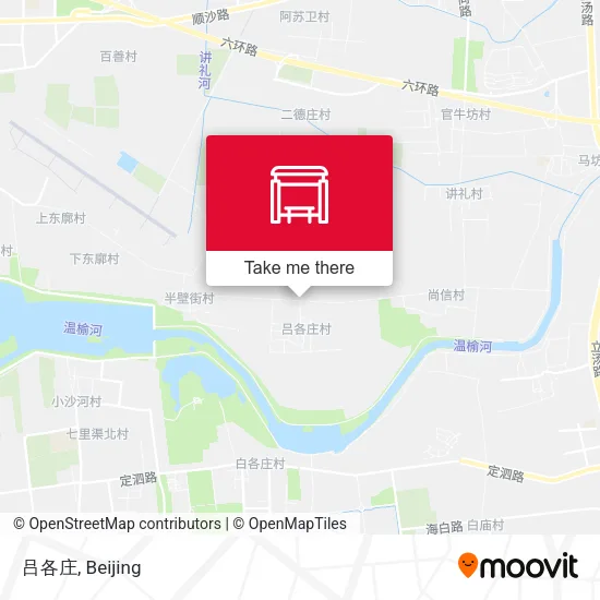 吕各庄 map