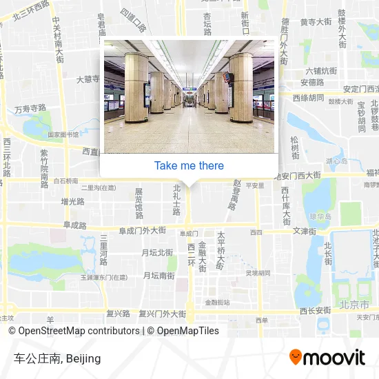 车公庄南 map