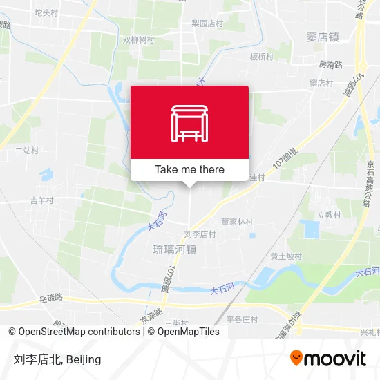刘李店北 map
